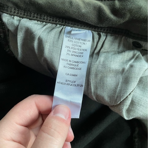 Olive Green, High-waisted Jegging Style Jeans, worn only a couple times - Picture 4 of 4